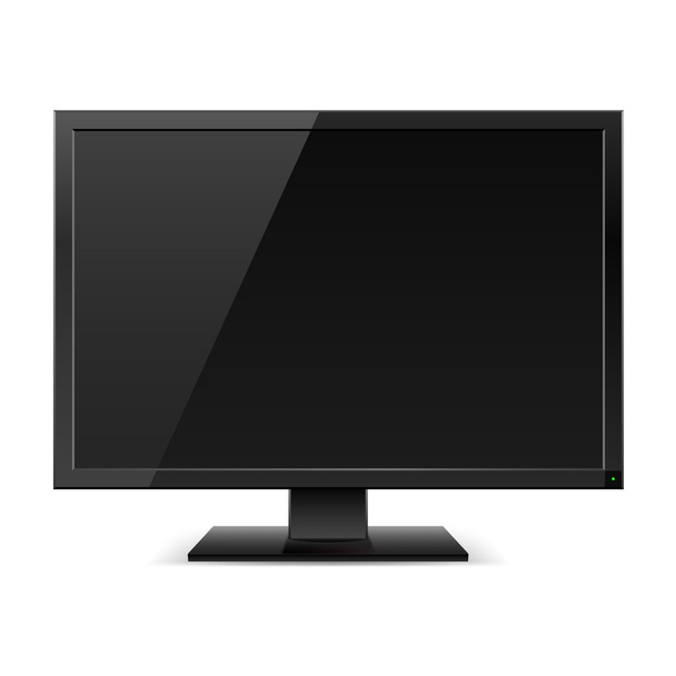 Lcd tv monitor - Vector, Image