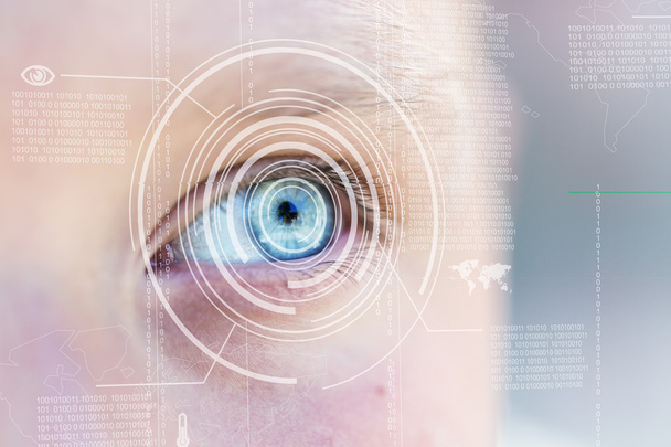 Сучасний кіберхлопчик з цифровим оком
 - Фото, зображення