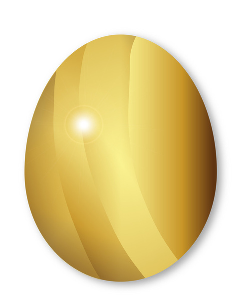 Golden Easter Egg - Vector, Image