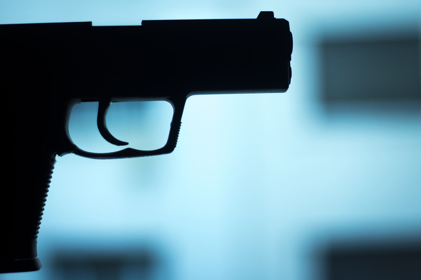 Automatic 9mm pistol handgun weapon - Photo, Image