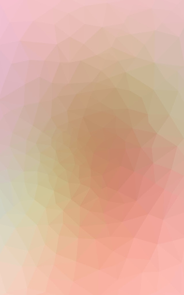 Vícebarevná růžové, zelené polygonální návrhový vzor, který se skládají z trojúhelníků a gradient v origami stylu. - Fotografie, Obrázek