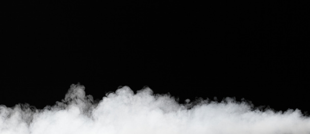 brouillard isolé sur noir
 - Photo, image
