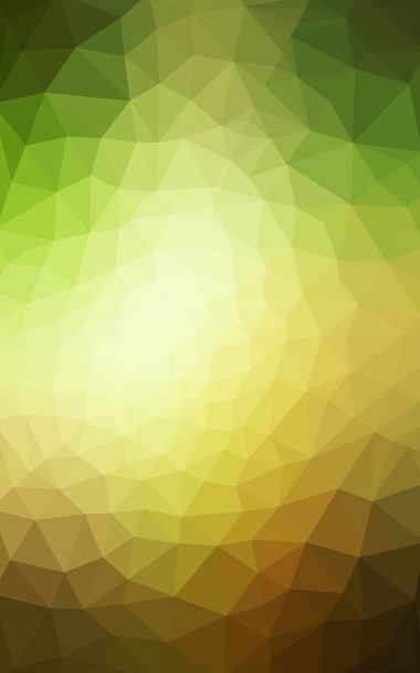 Πολύχρωμη κόκκινο, πράσινο πολυγωνικό design pattern, που αποτελείται από τρίγωνα και κλίση στο στυλ του origami. - Φωτογραφία, εικόνα