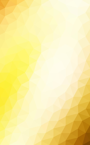 Padrão de design poligonal amarelo escuro, que consistem em triângulos e gradiente no estilo origami
. - Foto, Imagem