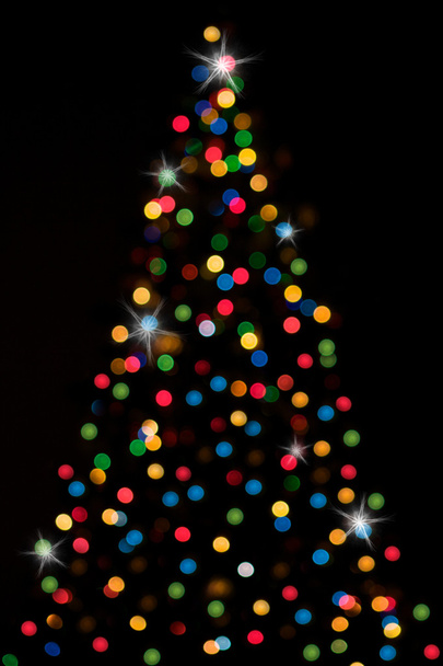 Christmas-tree with lights - Photo, Image