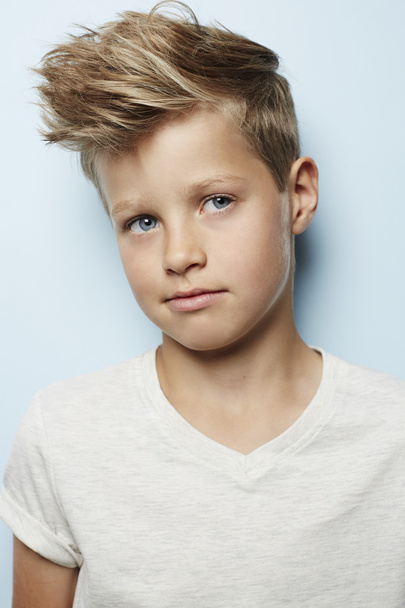 Spiky haired boy - Photo, Image