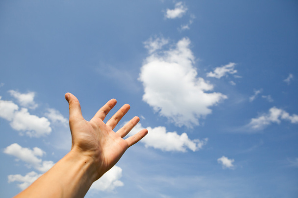 рука досягає неба
 - Фото, зображення