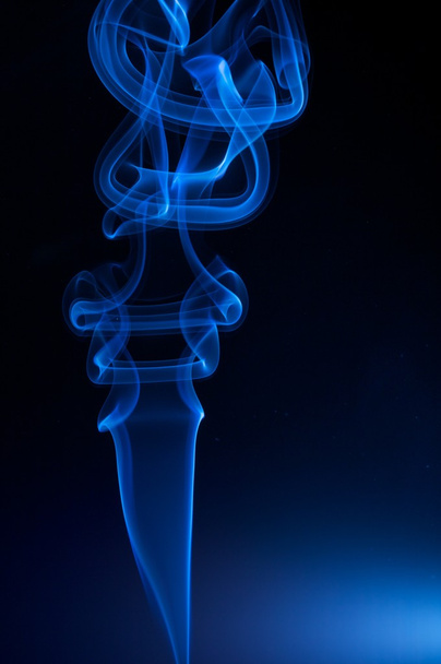 Abstract blue smoke - Φωτογραφία, εικόνα