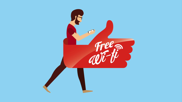 WiFi ikonra design, Video Animation - Felvétel, videó