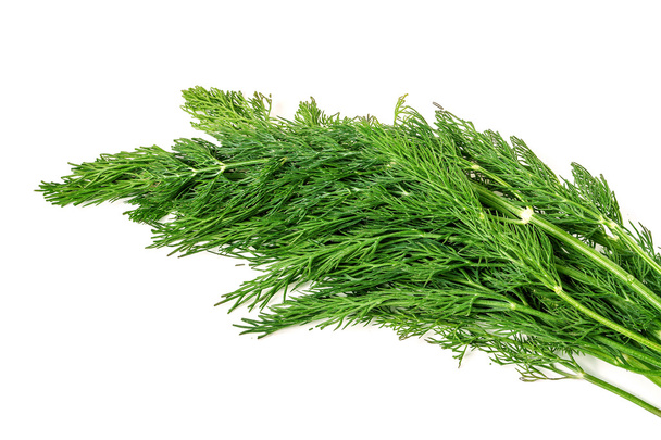 ripe green dill isolated on white background - Photo, Image