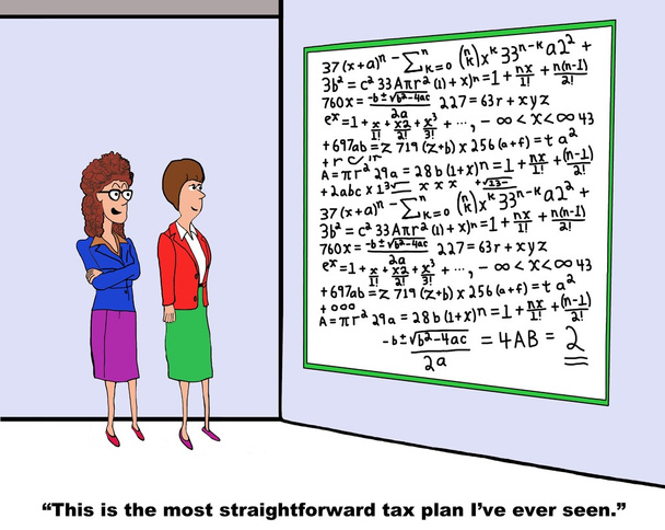 Complicated Tax Plan - Photo, Image