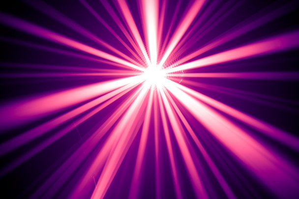 paarse disco stralen - Foto, afbeelding