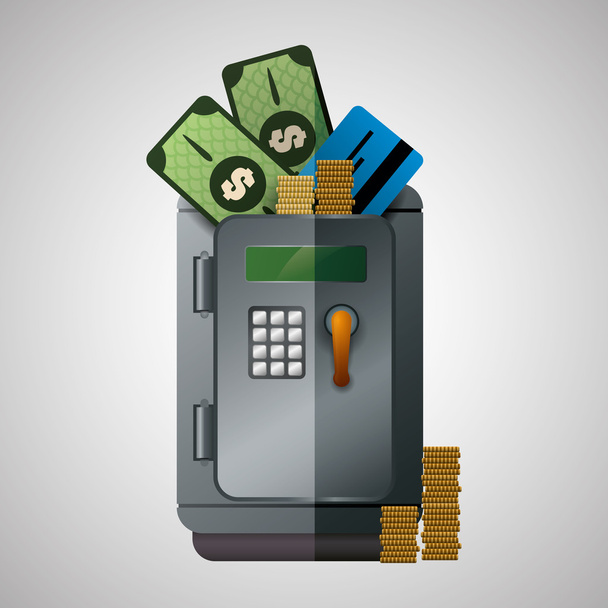 pénz ikon tervezés - Vektor, kép
