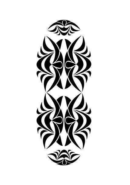 Tribal black tattoo - Vector, Image