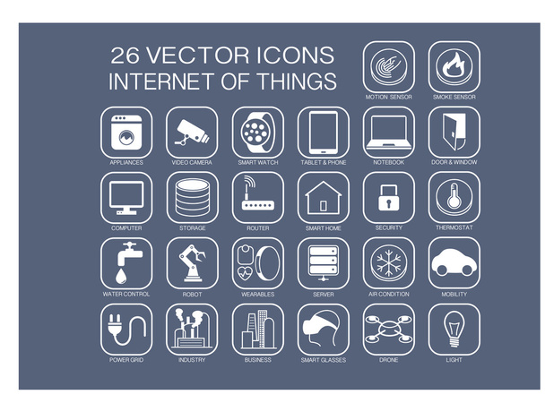 Многоразовая векторная иллюстрация для интернета вещей
 - Вектор,изображение