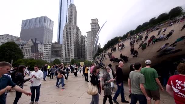 Cloud Gate Chicago Millennium Park - CHICAGO, ILLINOIS/USA - Materiaali, video