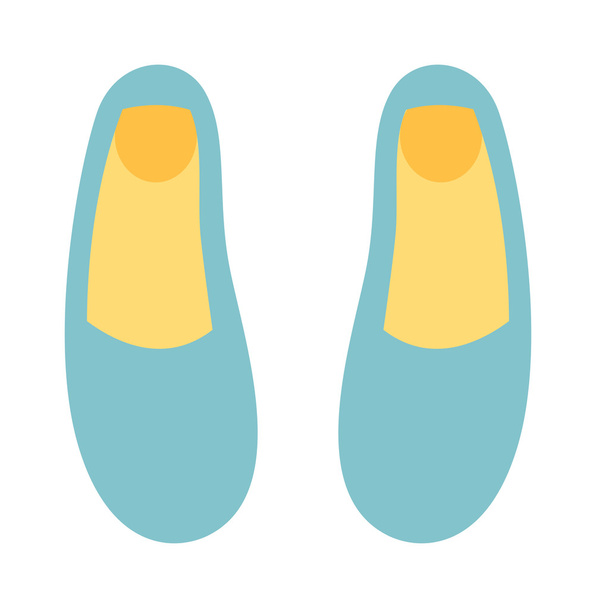 Ballet shoes dance studio symbol - illustration - Vector, Image