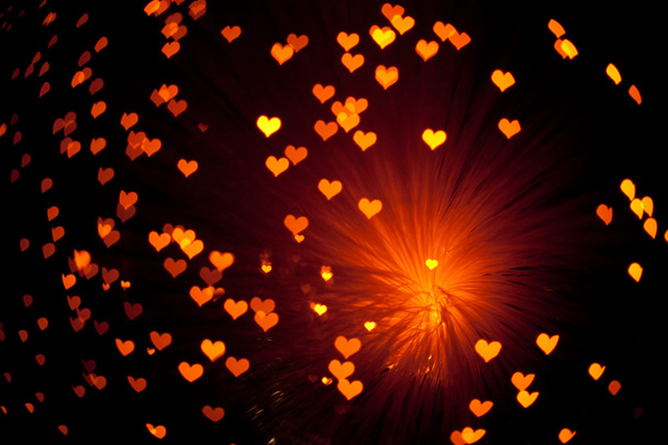 Shiny hearts background - Φωτογραφία, εικόνα