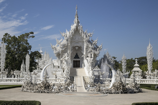 Wat Rong Khun vagy Fehér Templom - Fotó, kép