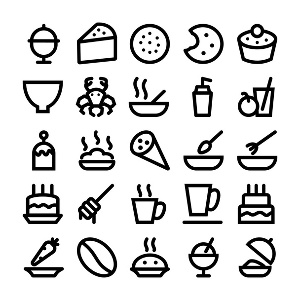 Iconos de vectores alimentarios 13
 - Vector, imagen