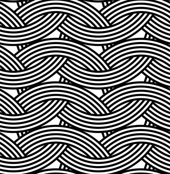 Seamless stripe arch pattern - Vector, Image