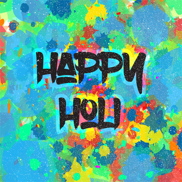 Happy Holi Festival - Vector, Imagen