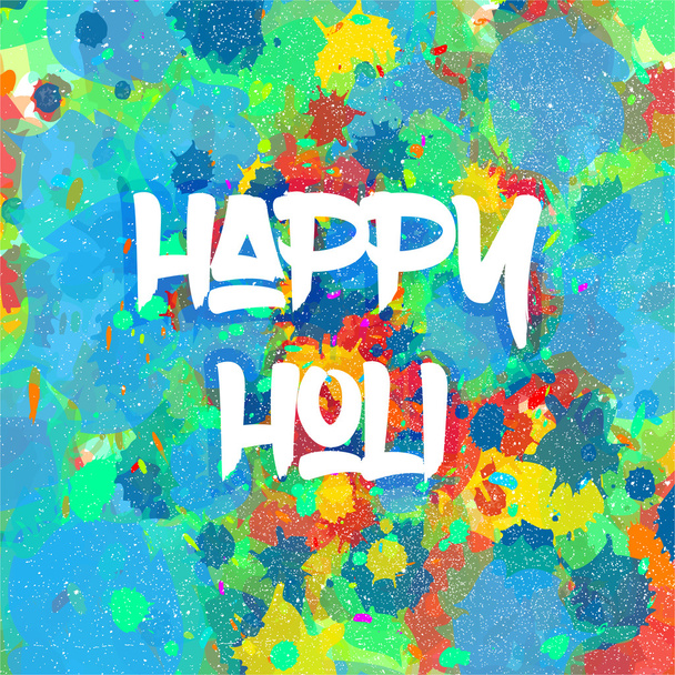 Feliz festival de Holi
 - Vector, Imagen