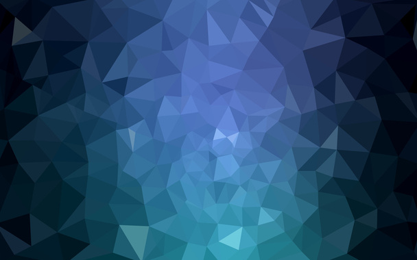 Багатобарвний темно-зелений, синій багатокутний візерунок дизайну, який складається з трикутників і градієнту в стилі орігамі
. - Вектор, зображення