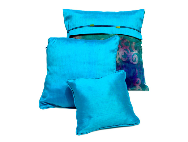 Silk pillows and pillows cases - Photo, Image