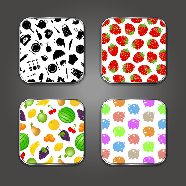 Apps icon set - Vector, Image