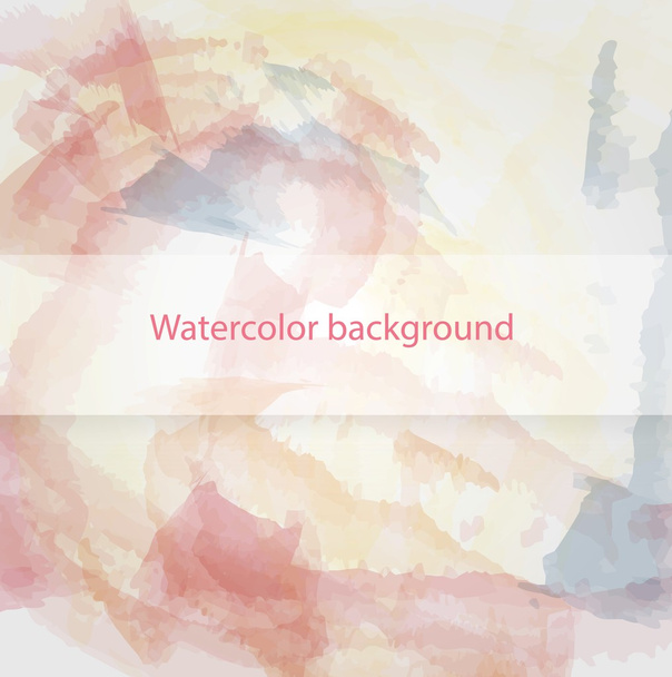 Abstract vector watercolor background. Colorful template.EPS 10. - Вектор, зображення
