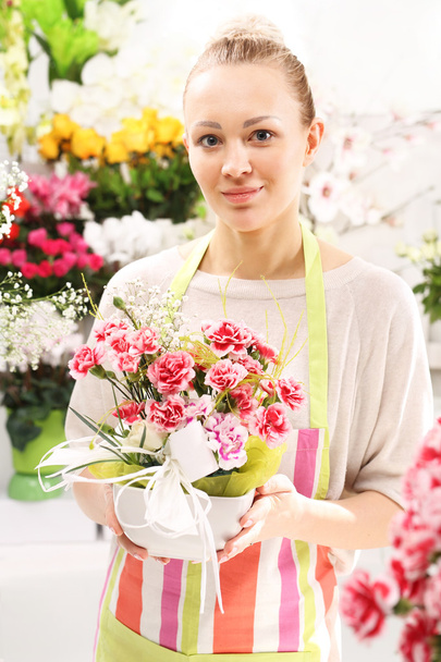 Floral composition on a sponge floristic - Fotografie, Obrázek