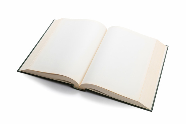 Blank white pages in an open book  - Foto, Imagem