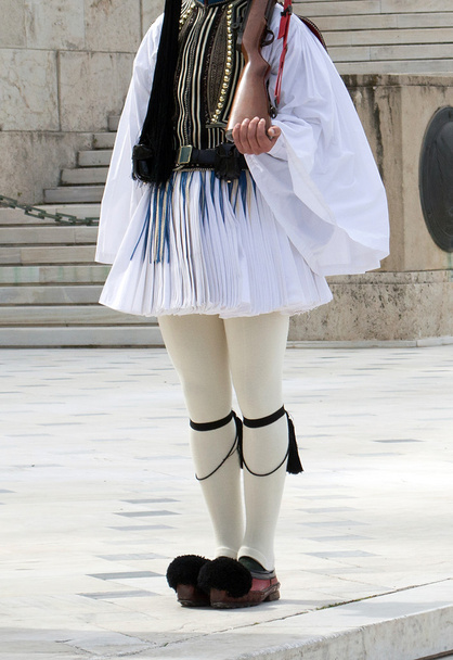 die Uniform der griechischen Präsidentengarde - Foto, Bild