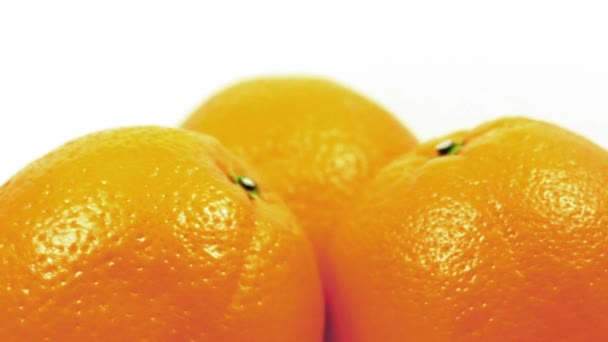 Oranges Rotating Closeup - Video, Çekim