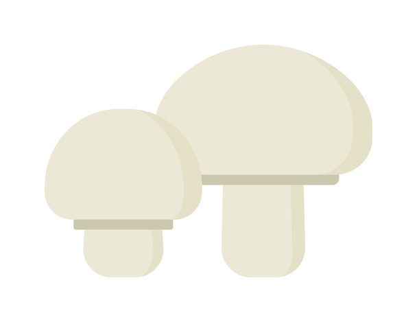 Pilze Vektor Cartoon-Illustration auf weißem Hintergrund - Vektor, Bild