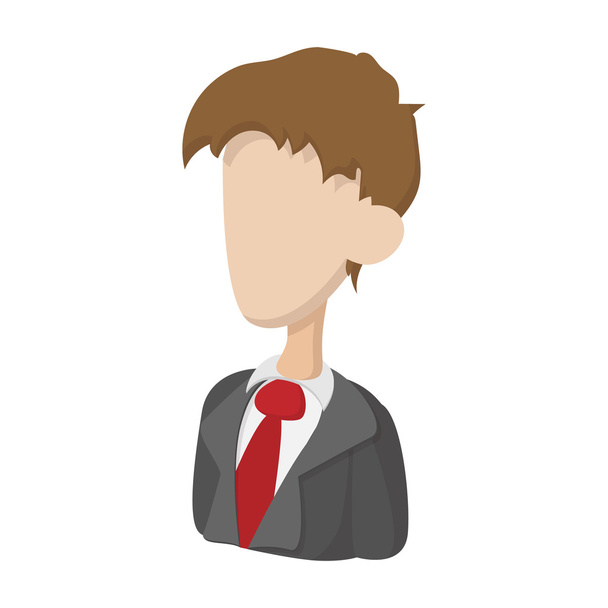 Businessman icon, cartoon style - Вектор, зображення