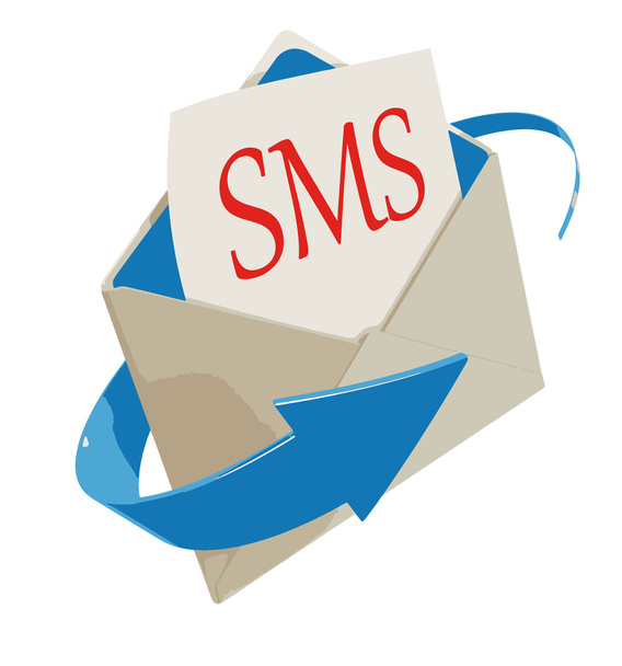 Imagen vectorial de Letter SMS
 - Vector, imagen