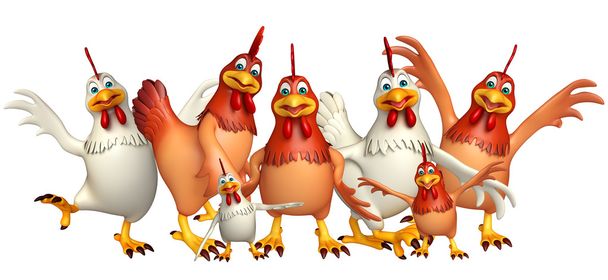 grupo de la colección de gallinas
 - Foto, imagen