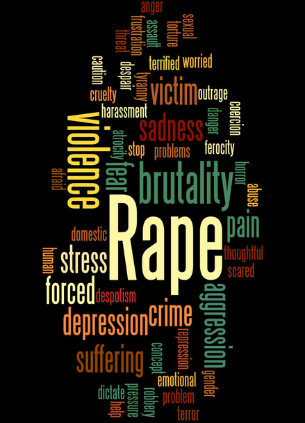Зґвалтування, слово "хмара" концепція 6
 - Фото, зображення
