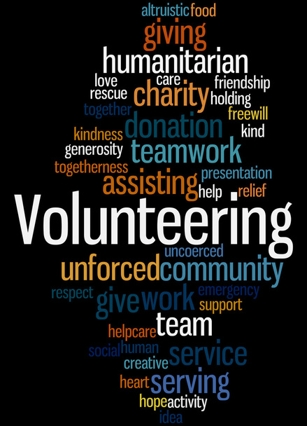 Volontariat, concept de nuage de mots 4
 - Photo, image