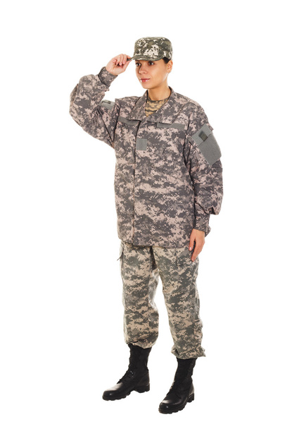 Soldier in the military uniform - Foto, Imagen