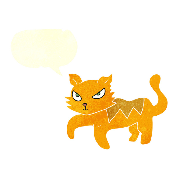 Divertido gato de dibujos animados - Vector, Imagen