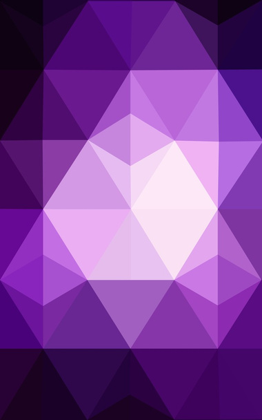 Padrão de design poligonal roxo escuro, que consistem em triângulos e gradiente no estilo origami
. - Foto, Imagem