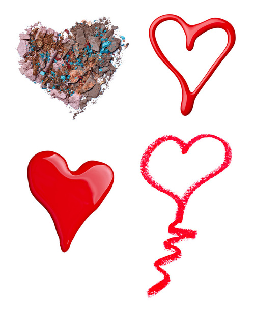 Make up accessories heart shape love - Photo, Image