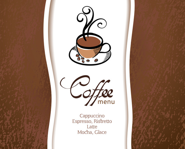 coffee cup on background - Vector, Image