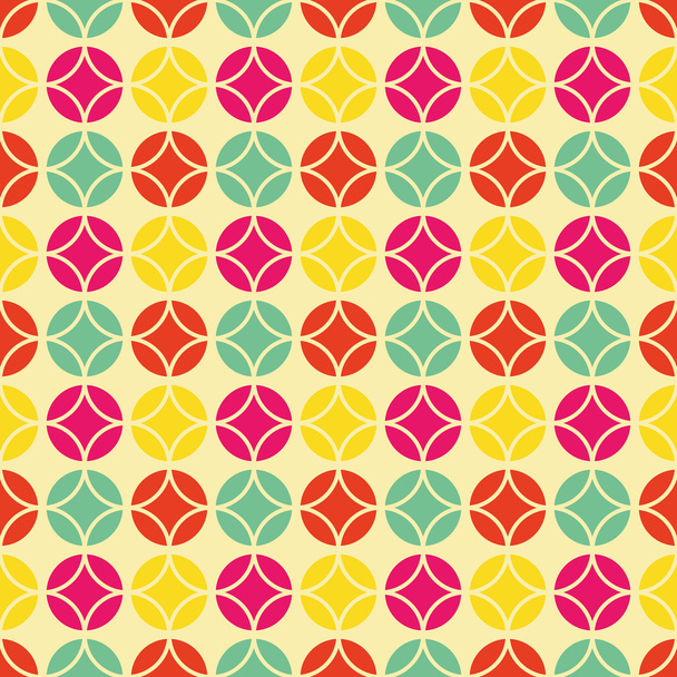 Colorful vintage pattern - Vektori, kuva