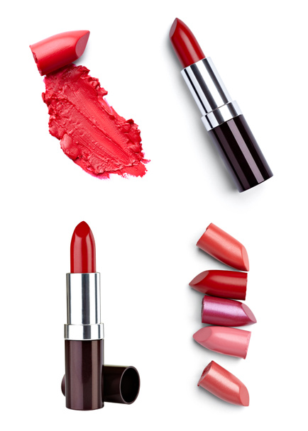 Rouge à lèvres maquillage beauté maculée
 - Photo, image
