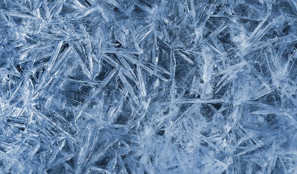 Texture of natural ice pattern  - Photo, Image