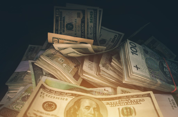Pile of Cash Currency - Фото, изображение
